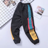 2019 Men Sweatpants Loose Men Joggers Pants Hip Hop Sportswear Track Harem Unisex Streetwear Pant Side Stripe Track Jogger